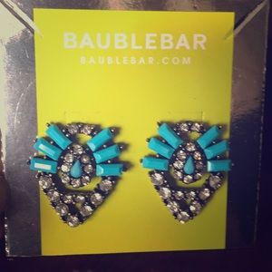 BaubleBar Satellite Studs Crystal  Turquoise